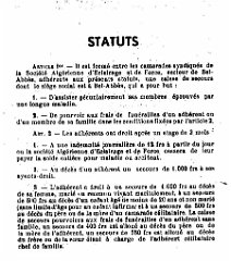 EGA SIDI BEL ABBES 02 LIVRET DE SOCIETAIRE LES STATUTS 